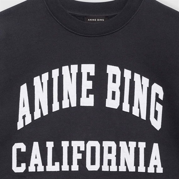 Anine Bing Miles Sweatshirt, Vintage Black